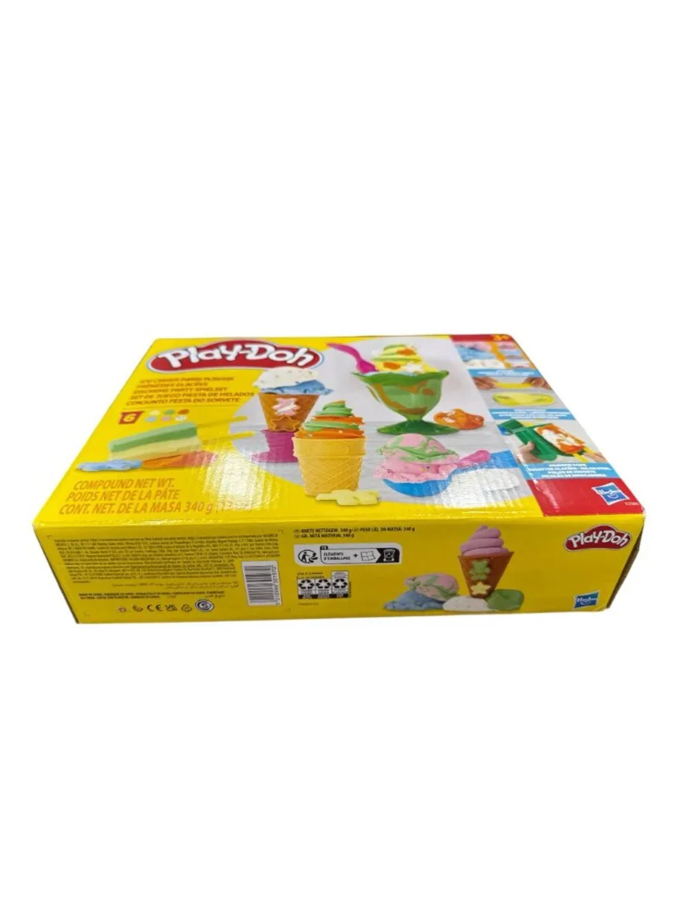 Play-Doh Ice Cream Party Playset With Tools & 6 Colors Ages 3+